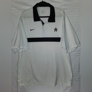 Nike Dri-Fit Collegiate Licensed Vanderbuilt Commodores Polo Shirt. Men's XXL